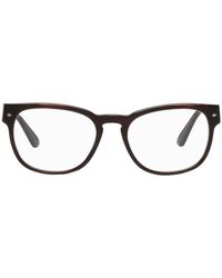 Giorgio Armani - Oval Glasses - Lyst