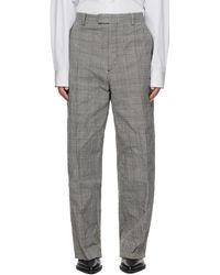 Vetements - Metalized Wrinkled Tailored Trousers - Lyst