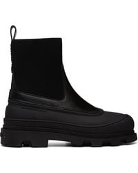 Moncler - Vera Edge Leather Ankle Boots - Lyst
