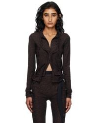 OTTOLINGER - Double Closure Rib Cardigan - Lyst