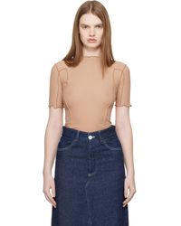 Baserange - Tan Omato 3/4 T-Shirt - Lyst