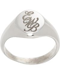 Ernest W. Baker - 'Ewb' Signet Ring - Lyst