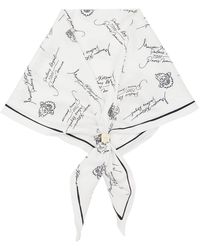 Maison Kitsuné - 'Poetic Paris' Scarf - Lyst