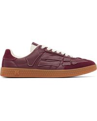 Amiri - Burgundy Pacific Football Sneakers - Lyst