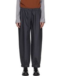 Serapis - Wool Draped Lounge Pants - Lyst