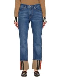 Burberry Straight-leg jeans for Women - Up to 51% off at Lyst.com