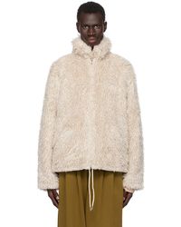 Marni - Shaggy Faux-Fur Jacket - Lyst