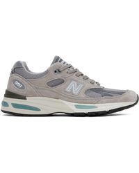 New Balance - Gray Made In Uk 991v2 Sneakers - Lyst
