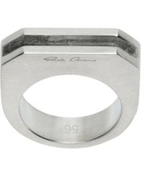 Rick Owens - Hollywood Crystal Beveled Ring - Lyst