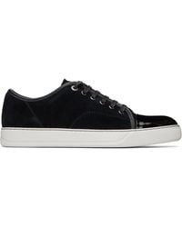 Lanvin - Dbb1 Patent Leather & Suede Sneakers - Lyst