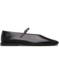 Jil Sander - Buckle Strap Ballerina Flats - Lyst