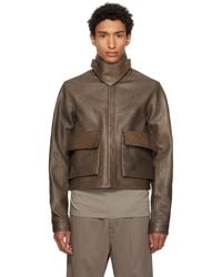 Rick Owens - Tower Alice Leather Jacket - Lyst