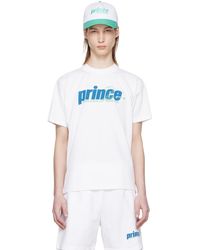 Sporty & Rich - Sportyrich t-shirt blanc à image à logo édition prince - Lyst