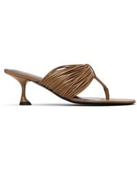 Proenza Schouler - Cable T-Strap Heeled Sandals - Lyst