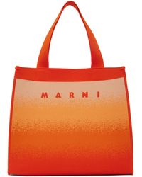 Marni - Orange Shopping Tote - Lyst
