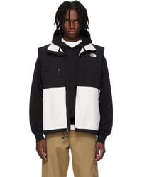 The North Face - Veste Rétro Denali Noir Et Blanc - Lyst