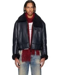 Acne Studios - Lambskin Shearling Jacket - Lyst