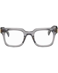 Dunhill - Gray Square Glasses - Lyst