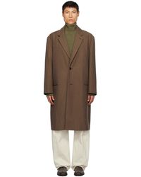 Lemaire - Manteau de complet brun - Lyst