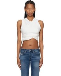 DIESEL - Off- Rucked-Up Tank Top - Lyst