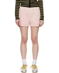 A Bathing Ape - Pigment Dyed One Point Sweat Shorts - Lyst