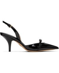 Ferragamo - Mini Bow Sling Pump Heels - Lyst