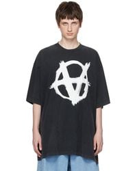 Vetements - Reverse Anarchy Tシャツ - Lyst