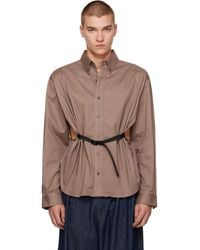 VAQUERA - Belted Shirt - Lyst