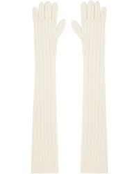 Dries Van Noten - Off-white Long Gloves - Lyst