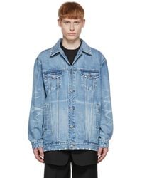 we11done - Trucker Denim Jacket - Lyst