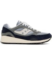 Saucony - Gray & Navy Shadow 6000 Sneakers - Lyst