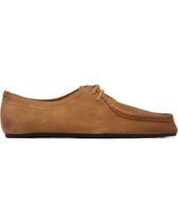 Jil Sander - Tan Hood Lace-Up Derbys - Lyst