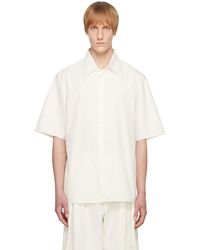 The Row - Off-white Patrick Shirt - Lyst