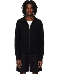 Entire studios - Knit Zip Up Sweater - Lyst