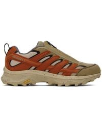 Merrell - Green & Orange Moab Speed Zip Gtx Sneakers - Lyst