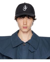 JW Anderson - Anchor Logo Baseball Cap - Lyst