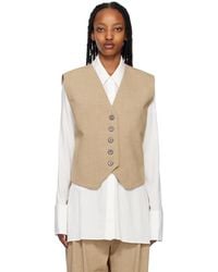 Camilla & Marc - Tan Fernando Vest - Lyst
