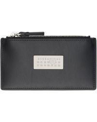 MM6 by Maison Martin Margiela - Logo-Plaque Leather Wallet - Lyst