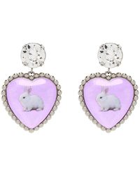 Safsafu - Ssense Exclusive Bunny Bff Earrings - Lyst