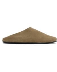 The Row - Hudson Suede Slide Loafers - Lyst