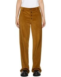 Commission - Tan Twisted Trousers - Lyst