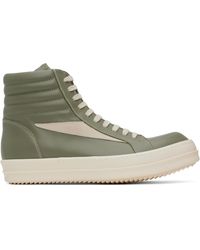 Rick Owens - グリーン Hollywood High Vintage スニーカー - Lyst