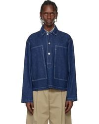 Studio Nicholson - Aaron Levine Edition York Popover Denim Shirt - Lyst