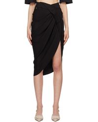 Jacquemus - La Jupe Saudade Draped Midi Skirt - Lyst