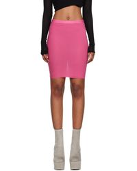 Rick Owens - Pink Tube Miniskirt - Lyst