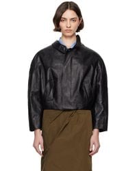 Bally - Coated Leather Jacket - Lyst
