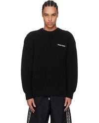 Marine Serre - Half Cardigan Knit Crewneck Sweater - Lyst