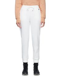 Moncler White Logo Lounge Pants