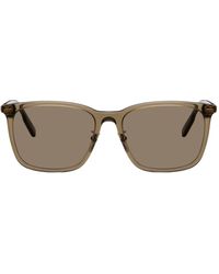 Zegna - Brown Mastic Acetate leggerissimo Sunglasses - Lyst