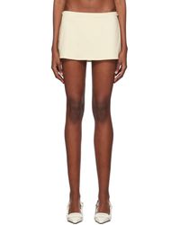 GUIZIO - Off- Micro Miniskirt - Lyst